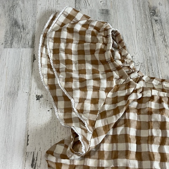 Matilda Jane Annabelle Plaid Off Shoulder Top Size XXL. NWT - Picture 5 of 11